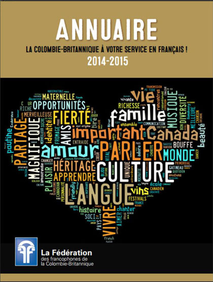 Annuaire, La Colombie-Britanique à votre service en français! 2014-2015