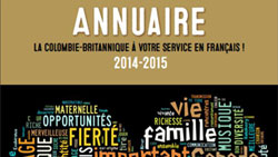 Annuaire, La Colombie-Britanique à votre service en français! 2014-2015